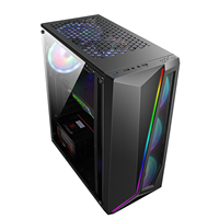 Boîtier PC Gaming AntarcChill en Promotion Noir 0,5 mm SPCC Acrylique ATX MATX ITX Tour Moyenne pour Ordinateur de Bureau