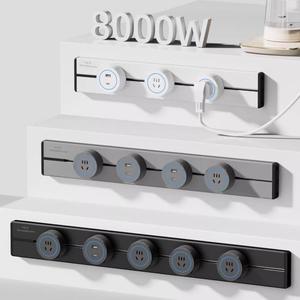 Prise sur rail mobile UK/EU pour usage domestique – Fournitures électriques modernes - Product Image 6