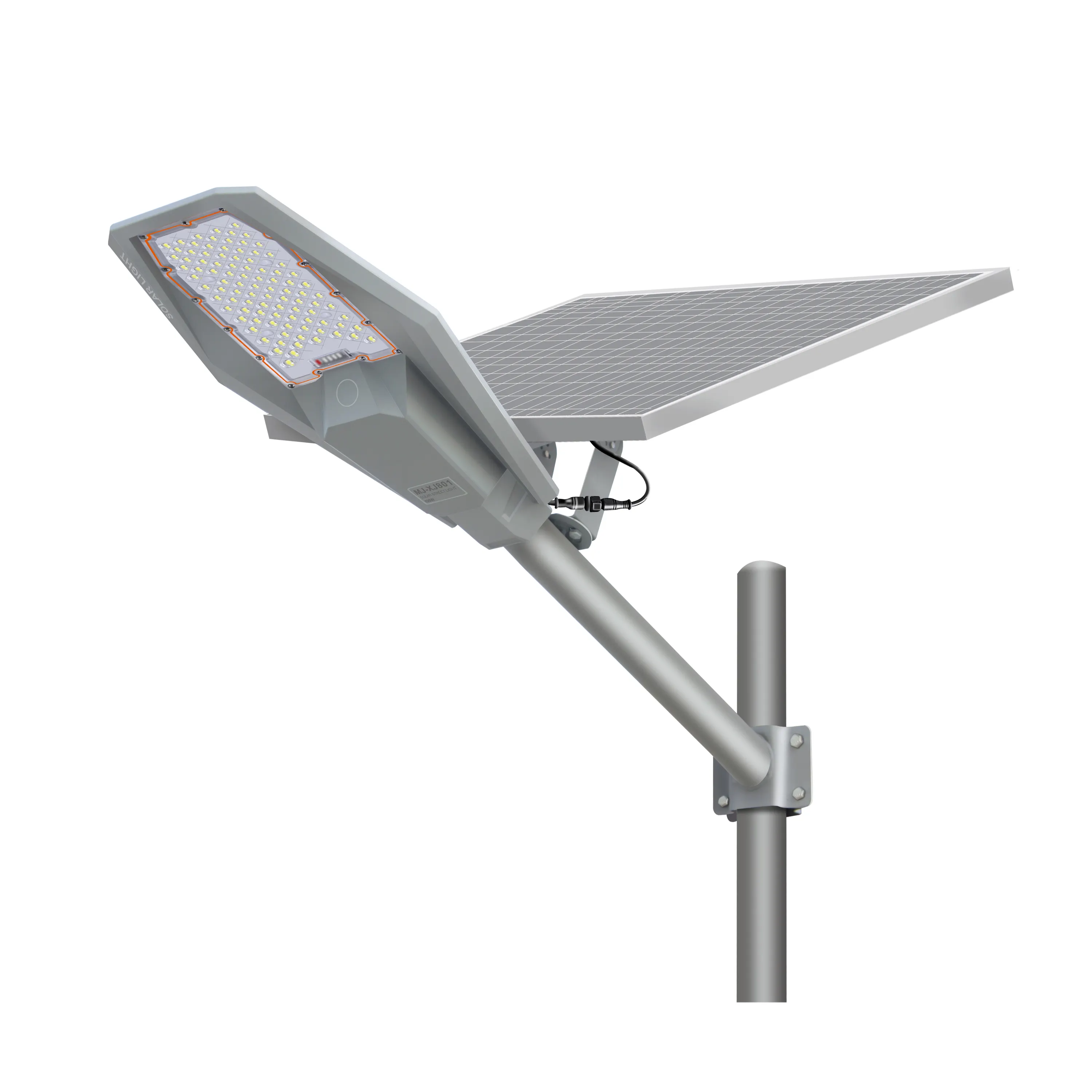 Farola de alta calidad LED impermeable IP65 Interestelar de una forma de aluminio farola solar 100W 200W 400W para iluminación