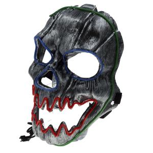 Máscara <span class=keywords><strong>de</strong></span> <span class=keywords><strong>payaso</strong></span> <span class=keywords><strong>asesino</strong></span> misterioso aterrador tira divertida <span class=keywords><strong>de</strong></span> luz LED neón Popular - Product Image 3