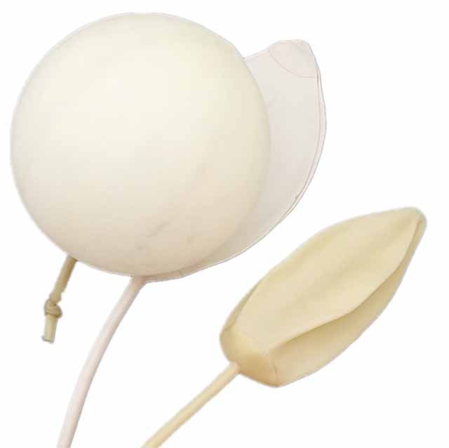 rubber balloon gas sample