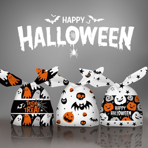 Precio al por mayor de pelo liso Halloween fantasma impreso caramelo bolsa conejo conjunto BOLSA DE REGALO/moda Paquete de bolsillo de Vietnam - Product Image 4