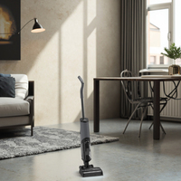 Nettoyeur intelligent vertical sans fil 3-en-1 avec moteur sans balais, pour lavage humide et sec, balai et aspirateur pour tapis, idéal pour la maison et l'hôtel