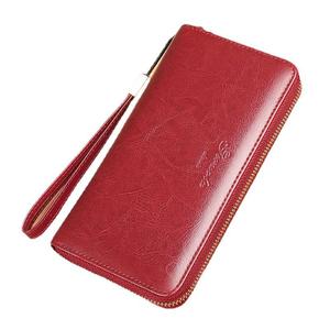 AndoBag Long Wallets for Women Soft Genuine Cow <b>Leather</b> Coin Purse Fashion Large Capacity Zipper Wallet Clutch <b>Phone</b> <b>Bag</b> - Product Image 6