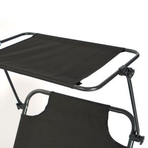 Modern Outdoor Sun Bed with Sunshade Patio Project Leisure Sunbed <b>Chair</b> Loungers for Courtyard Pool Swimming Area Recreation - Product Image 2