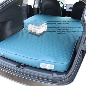 <span class=keywords><strong>Matelas</strong></span> pneumatique en mousse épaisse de 10 cm personnalisé avec pompe électrique intégrée, <span class=keywords><strong>matelas</strong></span> de couchage auto-gonflant pour Tesla Model Y SUV, tapis de camping pour voiture - Product Image 2