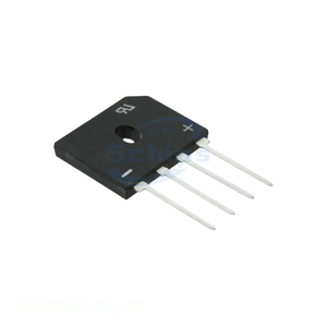 Manufacturer Channel Diodes 4-SIP, GBU G5SBA80-E3/45 Buy Electronics Components Online - Product Image 1