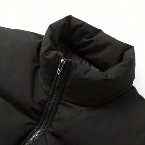 Veste matelassée pour homme, taille plus, épaisse et chaude, avec logo personnalisé, pour l'hiver - Product Image 4