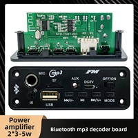 Module audio rechargeable pour carte amplificateur avec décodeur MP3, entrée micro, puissance de sortie 3-5W, contrôle moteur, 64 Go de RAM, HSC3033 PCBA