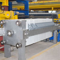 Presse à filtre à plaques et cadres en acier inoxydable de petite taille pour la filtration des liquides de qualité alimentaire et le système de purification de l'huile