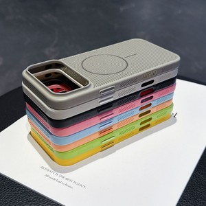 Funda magnética de colores neón con disipación de calor tipo panal para iPhone 17 Air 16 Plus, cubierta rígida de PC con protección contra arañazos, de fábrica. - Product Image 3