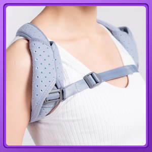 Azhengren Chapter Posture Corrector <b>Brace</b> Xxs-Xl Gray And White <b>Back</b> Support Hunchback Correction Belt - Product Image 3