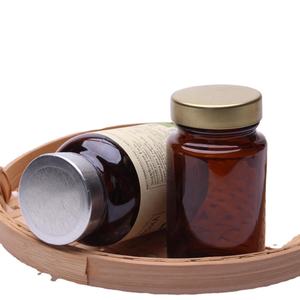 Rifornimento della fabbrica ambra capsula di vetro bottiglia con tappo a vite in alluminio coperchi metallici per compresse pillola capsula con sigillo a induzione di calore - Product Image 6