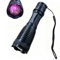 Linterna IR de Aluminio con Zoom E6, 850nm 940nm, para LED de 5W, IP65 Impermeable, Recargable 18650, Infrarroja, Roja, para Camping y Visión Nocturna