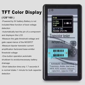 M328 <span class=keywords><strong>ESR</strong></span> MOS mètre multifonction Transistor <span class=keywords><strong>condensateur</strong></span> <span class=keywords><strong>testeur</strong></span> 1.8 TFT affichage coloré capacité inductance résistance mètre - Product Image 4