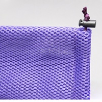 Sac de cadeau de cordon de maille de polyester de mode de logo personnalisé pour l'emballage de lunettes de soleil, collection