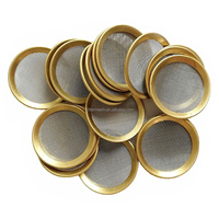 Capuchon de filtre en maille métallique à trous carrés SS304 SS316L pour éléments filtrants