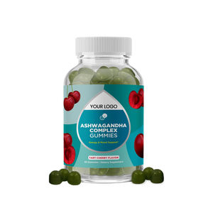 2024 Hot Sale Factory Atacado Gummy Suplemento Mantenha Calma Energia e Humor Apoio Ashwagandha Gummies - Product Image 1
