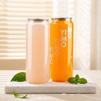 Bouteille en plastique PET facile à ouvrir pour jus, canettes de 250 ml, canettes de boissons PET, canettes de soda PET avec couvercle