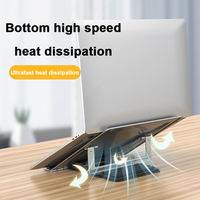 Soporte para Portátil, Precio de Fábrica, Soporte Ergonómico Ajustable y Plegable de Metal para Portátil