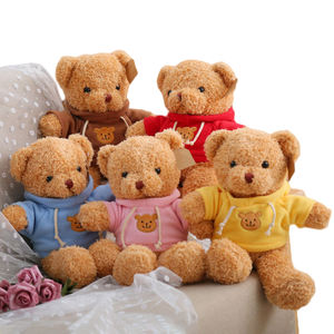 Toptan dev kabarık oyuncak ayı peluş oyuncaklar kazak elbise dolması hayvanlar kızlar için sevgililer günü oyuncak ayı peluş bebekler - Product Image 1