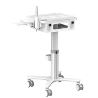 Chariot de table pour ordinateur portable médical pour usage en clinique dentaire et en salon de beauté, support mobile pour scanner oral pour cliniques et hôpitaux, fabriqué en matériaux médicaux