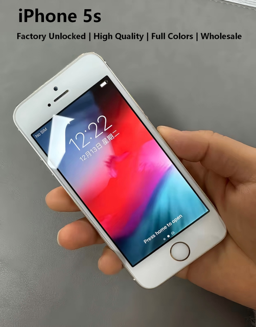 High Quality Used iPhone 5s Factory Unlocked Wholesale Bulk Supply 16 32 64GB Complete Colors