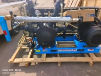 Kompresor Penguat Udara Bertekanan Tinggi untuk Pembuatan Botol PET 30-60 Bar 4-12 M³/mnt Pompa Penguat Gas Sekrup Berpendingin Udara