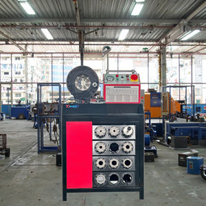 Máquina Prensadora de Mangueras Hidráulicas de Goma de 1/4 2\" 6\" con Pantalla Táctil Personalizada, Máquina Engarzadora de Mangueras Industriales de Alta Presión - Product Image 2