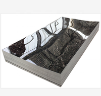 Panneau de revêtement mural pour salle de bain en PVC imitation marbre, 1220*2440mm, plaque UV
