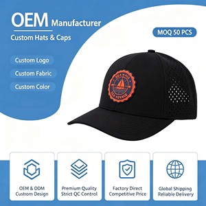 หมวกแก๊ปปรับแต่งได้หลากหลายรูปทรง หมวก Snapback แบบเจาะรูด้วยเลเซอร์ หมวกเบสบอลสำหรับผู้ชายและผู้หญิง หมวกกีฬา หมวก Trucker - Product Image 1