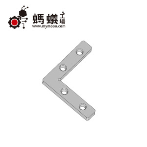 ตัวเชื่อมอะลูมิเนียมโปรไฟล์ Ant Factory รุ่น AHCK306-K10-135 สำหรับชิ้นส่วน Yiheda ใช้ในอุตสาหกรรมก่อสร้าง - Product Image 1