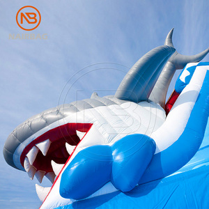 Grand parc aquatique gonflable combiné de piscine de glissière d'eau de <span class=keywords><strong>Waterworld</strong></span> de requin pour des enfants d'adultes - Product Image 6