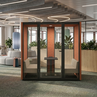 Flexspace Nouveau mobilier de bureau Cabine téléphonique insonorisée pour la confidentialité Cabines de réunion Cabine silencieuse Cabine acoustique Cabine de bureau