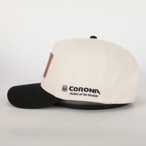 2025年人気カスタムコットン野球帽男性女性用5パネル湾曲ブリムレザーパッチロゴ付きトップブランド - Product Image 3