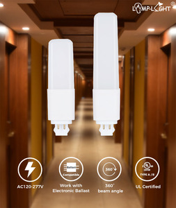 360 độ Chùm tia góc g24d/Q <span class=keywords><strong>PLC</strong></span> <span class=keywords><strong>LED</strong></span> ống 4pin g24q 5 Wát-13 wát <span class=keywords><strong>LED</strong></span> kho ánh sáng Trần với CRI 80 và 50000h tuổi thọ - Product Image 1