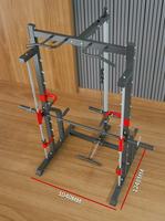 Équipement d'entraînement de gymnastique commerciale Smith Machine support d'haltères pour support de banc d'exercice d'haltérophilie à squat