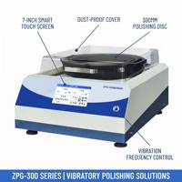 ZPG-300 Automatischer Vibrationspolierer - 40-200Hz Frequenz HD-Bedienungsbildschirm Lagerung aus Edelstahl für