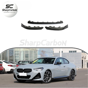 Divisor de Parachoques Delantero de Fibra de Carbono para <span class=keywords><strong>BMW</strong></span> Serie 2 G42 M Sport M235i M240i <span class=keywords><strong>220i</strong></span> Coupé <span class=keywords><strong>2022</strong></span> 2023 - Product Image 1