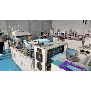 Máquina para Fabricar Delantales y Baberos Dentales Desechables <span class=keywords><strong>de</strong></span> Papel Impermeable KINGYIELD con Motor, PLC, Bomba, Caja <span class=keywords><strong>de</strong></span> Cambios, 300 Hojas/Min, 7.5KW - Product Image 2