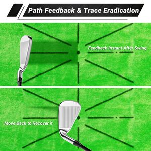 Tapetes de Práctica de Golf, Equipo de Entrenamiento, Tapete de Práctica de Golf con Retroalimentación Instantánea del Trayectorio del Swing, Tapetes de Entrenamiento de Golf Reemplazables - Product Image 3