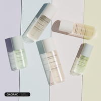 Flacons cosmétiques PETG de 30 à 120 ml avec pompes à lotion et à spray, option de logo personnalisé pour crème pour le visage