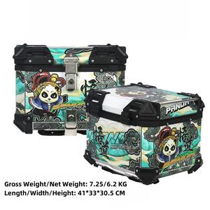 Valise arrière à dégagement rapide en alliage d'aluminium 45L pour scooter, sacoche de moto, accessoires moto - Product Image 6