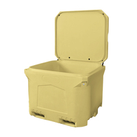 Glacière isotherme à double paroi en PE rotomoulé Nelgreen Heavy Duty 660L avec logo pour le transport et le traitement du poisson