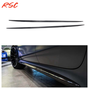 Minigonne laterali in fibra di carbonio per <span class=keywords><strong>Mercedes</strong></span> <span class=keywords><strong>AMG</strong></span> <span class=keywords><strong>GT</strong></span> 4 porte GT50 GT53 GT63S 2019-2024 - Product Image 1