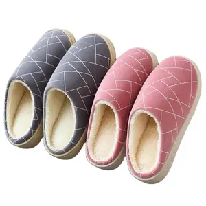 Hot selling new simple design good quality autumn winter indoor and outdoor lightweight pretty winter slippers in stock