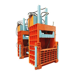 Presse à balles verticale pour blocs de ferraille avec plaque entièrement en acier, manomètre et forte capacité de charge - Product Image 2