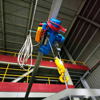 Palans électriques à câble monopoutre CD1/MD1, capacité de 1 à 3 tonnes, nouvelle grue mobile en métal pour ateliers de réparation de machines
