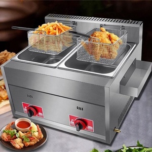 Restaurant Equipment Stainless Steel Counter Oil <b>Fryer</b> Large Capacity Electric Deep <b>Fryers</b> with <b>Baskets</b> Commercial Deep <b>Fryer</b> - Product Image 4