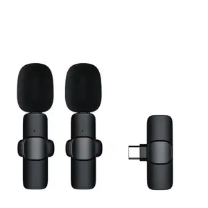 Enregistrement vidéo Portable k9 Microphone de revers sans fil pour Android IOS Microphone de téléphone de jeu de diffusion en direct